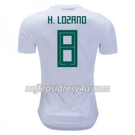 Fotbalový Dres Mexiko H.Lozano 8 Venkovní MS 2018